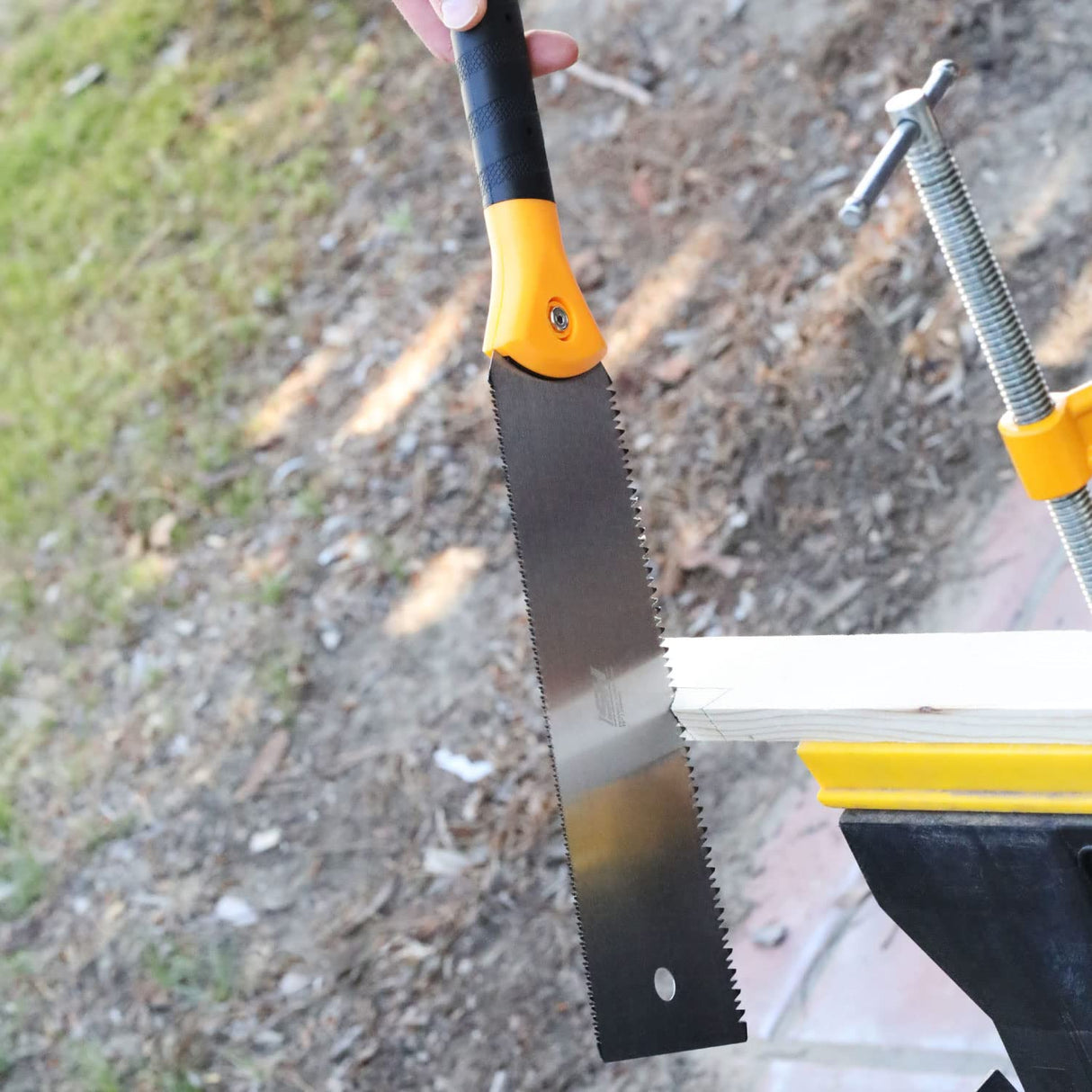 STEELHEAD 10-Inch (250mm) Ryoba Double Edge Japanese Pull Saw for Woodworking, Forged Japanese SK Steel, 7TPI & 15TPI, Flexible Blade, STEELHEAD