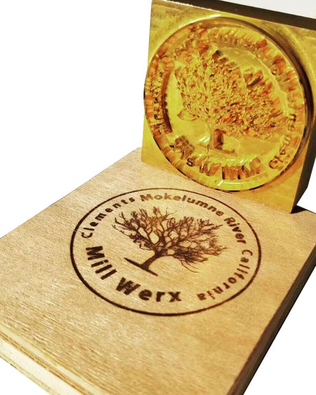 Custom Branding Iron for Wood - Personalised Logo Stamp by Arokimi (1.5"x1.5") Arokimi