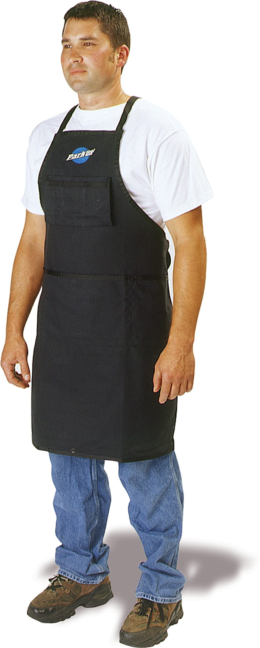 Park Tool SA-3 Deluxe Shop Apron with Header, Black Park Tool