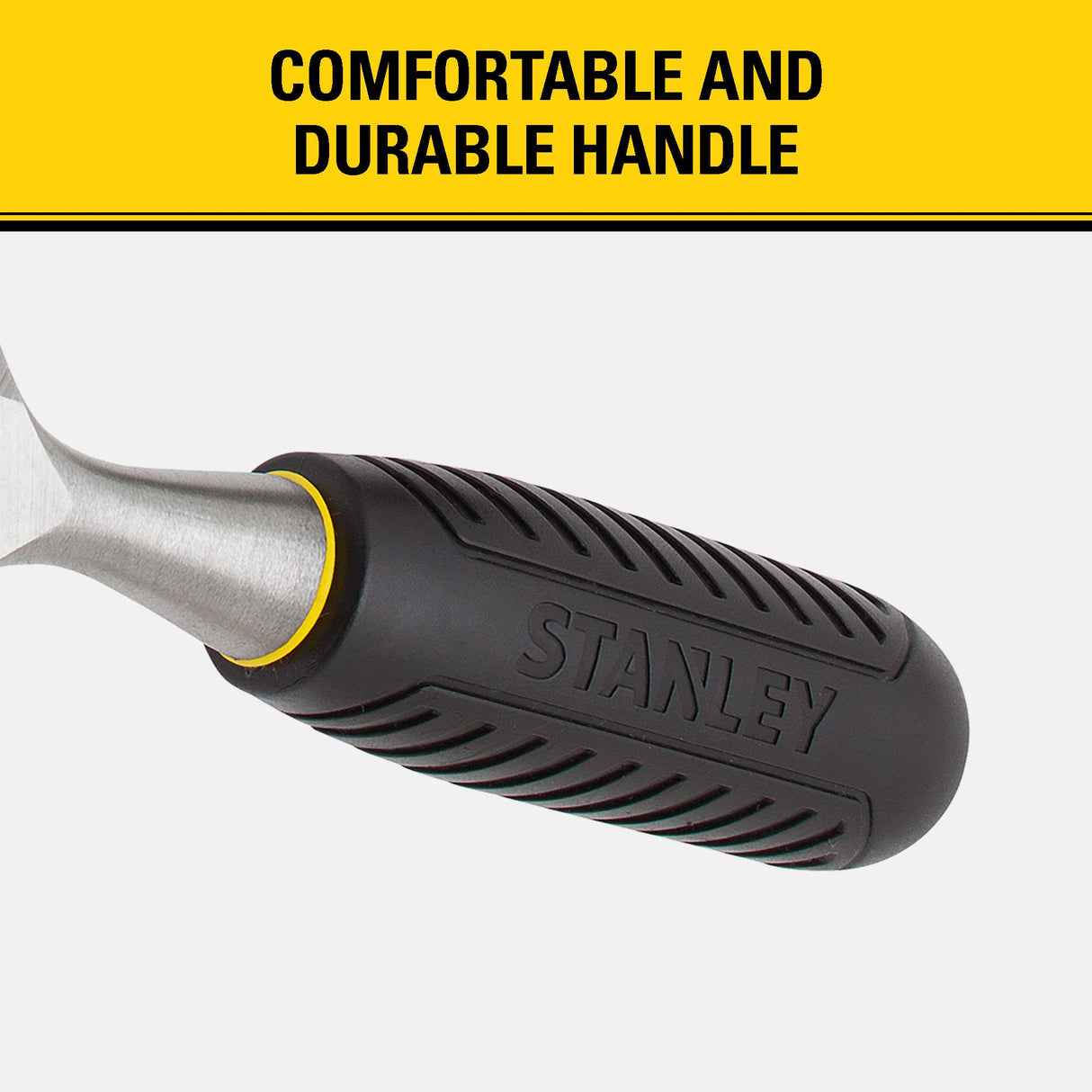 STANLEY Chisel Set, 150 Series, Short Blade, Wood, 3-Piece (16-150) Stanley