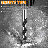 Concrete Drill Bit & Masonry Drill Bit Set, Professional Drill Bit Set (6PCS) for Glass/Brick/Plastic/Cement/Wood/Tile/Etc, Industrial Strength TITGGI