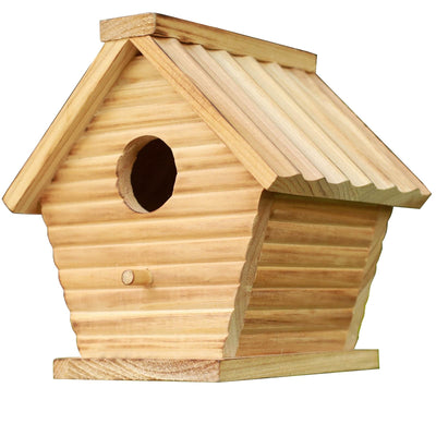 Bird House Outside Clearance,Outdoor Bird House for Bluebird Finch Cardinals,Hanging Wooden Bird Houses, Easy to Clean, Ventilation.