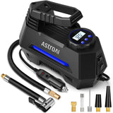 AstroAI Tire Inflator Portable Air Compressor Air Pump for Tires - Car Accessories, 12V DC Auto Pump with Digital Pressure Gauge, 100PSI with AstroAI