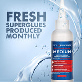 Starbond 4 oz. Medium CA Glue (Premium Cyanoacrylate Super Glue) for Quick Glue-ups, Woodworking, Woodturning, Hobby Models Starbond