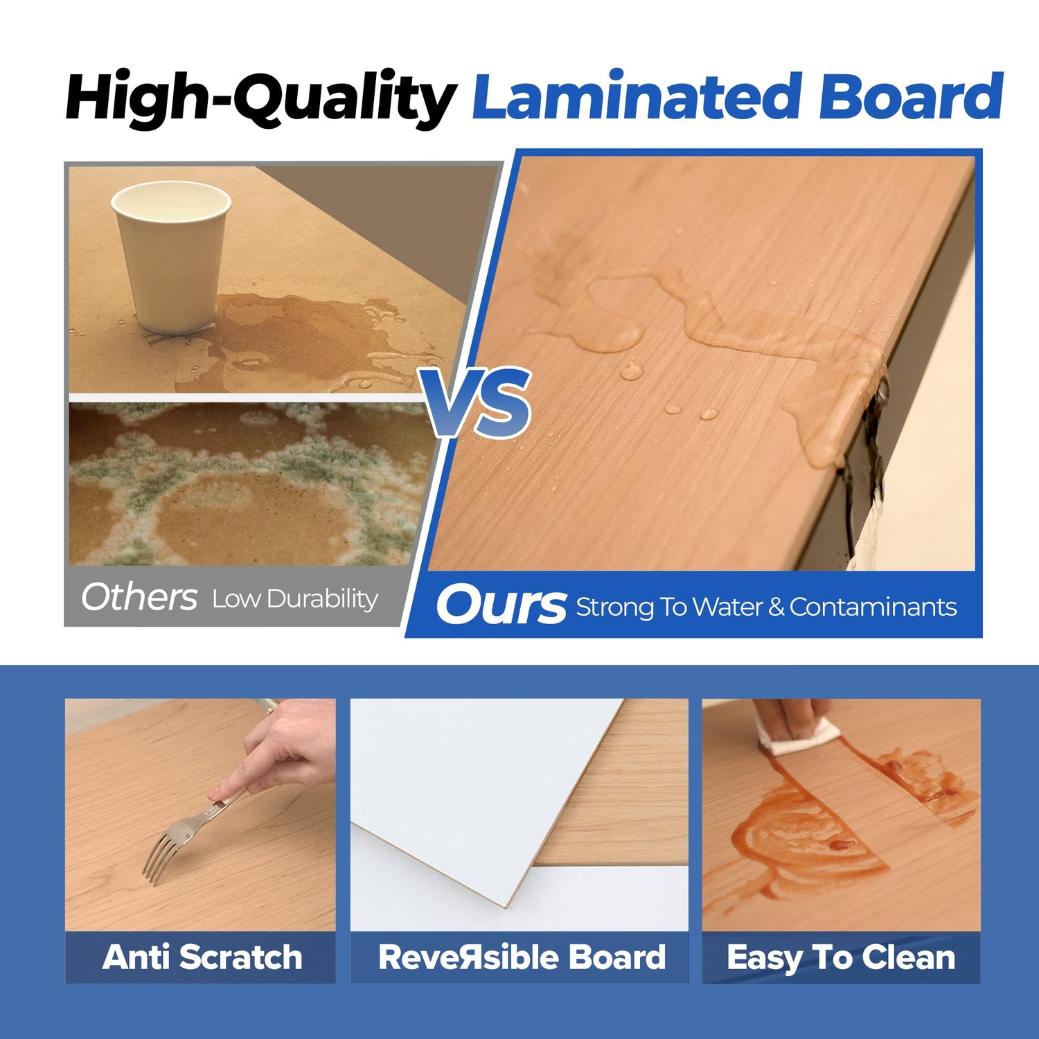 HOMEDANT 5 Tier Laminated Metal Shelving Unit Adjustable Garage Storage Utility Rack Heavy Duty Shelves Organization Multipurpose Shelf Warehouse HOMEDANT