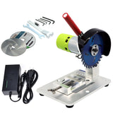 NovelLife Mini Miter Saw 4 inch Electric Table Cut-Off Chop Saw 775 Motor 105mm Circular Blade for DIY Model Crafts Hobby Metal Wood Plastic Compound NovelLife