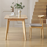 seonyou Solid Wood Kitchen Dining Table Mid Century Modern Wooden Dining Room Table Rectangular Kitchen Table Rustic Restaurant Table seonyou