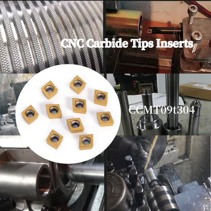Carbide Turning Inserts, CCMT09t304 CCMT32.5 Accusize 3D Printer Parts & Accessories Carbide Lathe Inserts CNC Carbide Inserts Blade Cutter Metal
