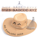 Personalised PKPKAUT 42-Piece Branding Irons Set for Wood, Leather, and More PKPKAUT