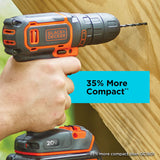 BLACK+DECKER 20V MAX Cordless Drill/Driver (BDCDD120C),Pack of 1 BLACK+DECKER