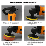 22 Pcs Polishing Pads Kit,3 Inch Sponge Buffing Pads,Buffer for Car Detailing, Polishing Wheel for Drill,Car Buffer Polisher Kit Drill Buffing Kit Harewu