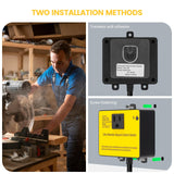 Dust Collector Remote Switch, Ortis 120V Wireless Remote Switch for Dust Collector, 328FT Wireless Range (Battery Included), Heavy Duty Design, Save Ortis