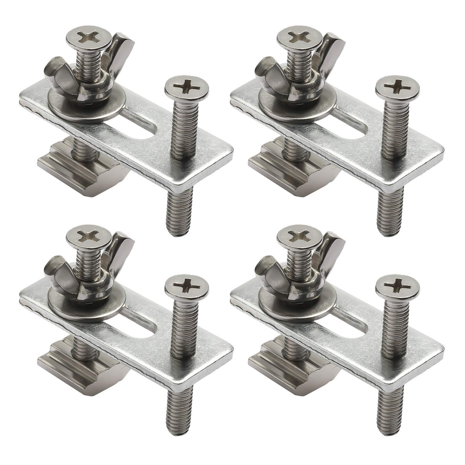 Genmitsu 4PCS T-track Mini Hold Down Clamp Kit, Compatible with 3018-PRO/3018-MX3/3018-PROVer CNC Router Machine - WoodArtSupply