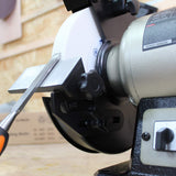 BUCKTOOL 8 inch Dual Speed Bench Grinder & Buffer, Professional Low High Speed Bench Grinder Buffer with Cast Iron Base TDS-200DS Bucktool