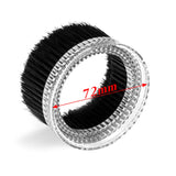 FoxAlien Brush Replacement for 69mm Diameter Dust Shoe for CNC Router Machine, Compatible with 52mm Spindle Motor and 65mm Router, Hose Diameter 38mm FoxAlien