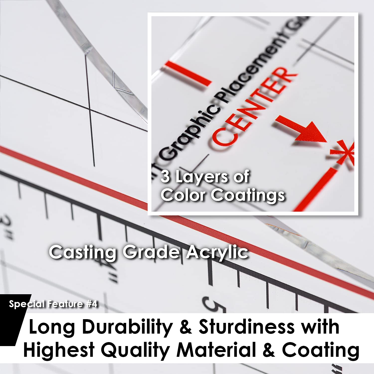 Standard Size - Tshirt Ruler Guide for Vinyl Alignment, T Shirt Rulers to Center Designs, T Shirt Ruler Alignment Tool Placement, Tshirt Guide Ruler Urboni