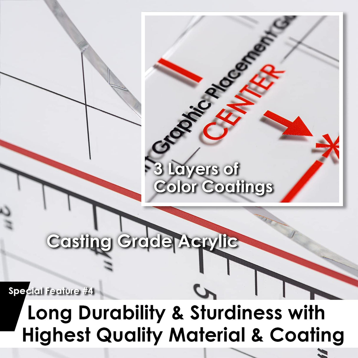 Standard Size - Tshirt Ruler Guide for Vinyl Alignment, T Shirt Rulers to Center Designs, T Shirt Ruler Alignment Tool Placement, Tshirt Guide Ruler Urboni