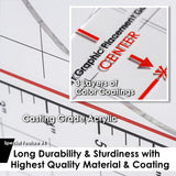 Standard Size - Tshirt Ruler Guide for Vinyl Alignment, T Shirt Rulers to Center Designs, T Shirt Ruler Alignment Tool Placement, Tshirt Guide Ruler Urboni