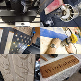 Helovmine Engraving Bits 15, 20, 60, 90 Degree CNC Wood Carving Router Bit Set with Nano Blue Coated, Marking Conical Engraving Router Tool , 2 Helovmine