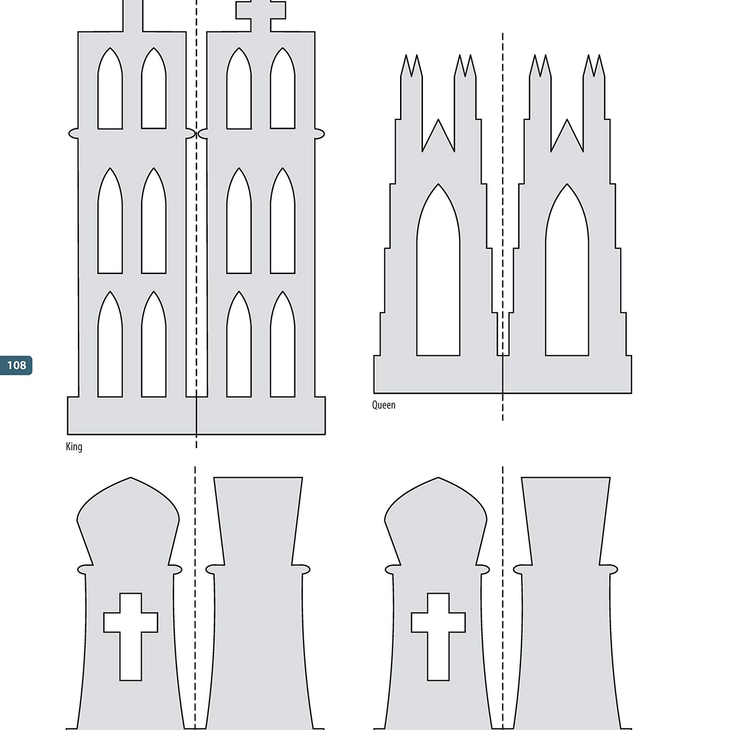 Making Wooden Chess Sets: 15 One-of-a-Kind Designs for the Scroll Saw (Fox Chapel Publishing) Neo-Classic, Trojan, Canterbury, Venice, a Chessboard, Design Originals