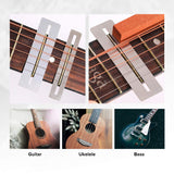 MIFOGE 25Pcs Guitar Repairing Tools Kit Setup Kit with Carry Bag for Acoustic Electric guitar Ukulele Bass Banjo Maintenance Tool with Ruler Gauge MIFOGE