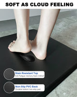 Artnice Anti Fatigue Mat Standing Desk Office One Piece,0.75" Memory Foam Kitchen Mats for Standing,Standing Mat for Standing Desk for Floor, Office, Artnice