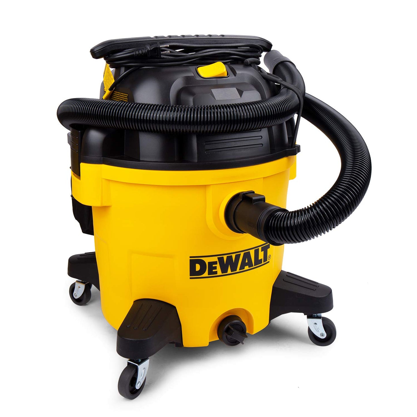 DeWALT DXV10P 10 gallon Poly Wet Dry Vacuum Yellow - WoodArtSupply