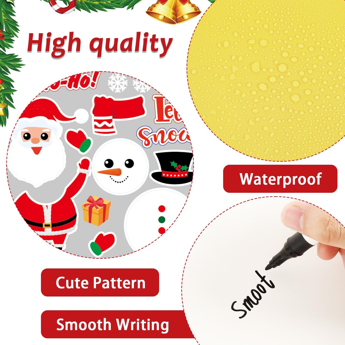 Qyeahkj 32pcs Christmas Card Making Crafts Kits for Kids, DIY Paper Greeting Card Envelopes Handmade Craft for Girls Boys Families Home Classroom