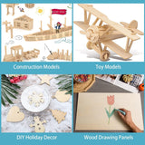 AWIZOM 36 Pack Basswood Sheets for Crafts 12 x 24 x 1/8 Inch- 3mm Thick Plywood Sheets with Smooth Surfaces Unfinished Rectangular Wood Boards for AWIZOM