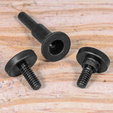 NuoDunco Cut-Off Wheel Mounting Mandrel 1/4" 3/8" 2-Type Mounting Heads, 1/4" Stem Mandrel for Rotary Tool Die Grinder Drill Attachment Angle Air NuoDunco