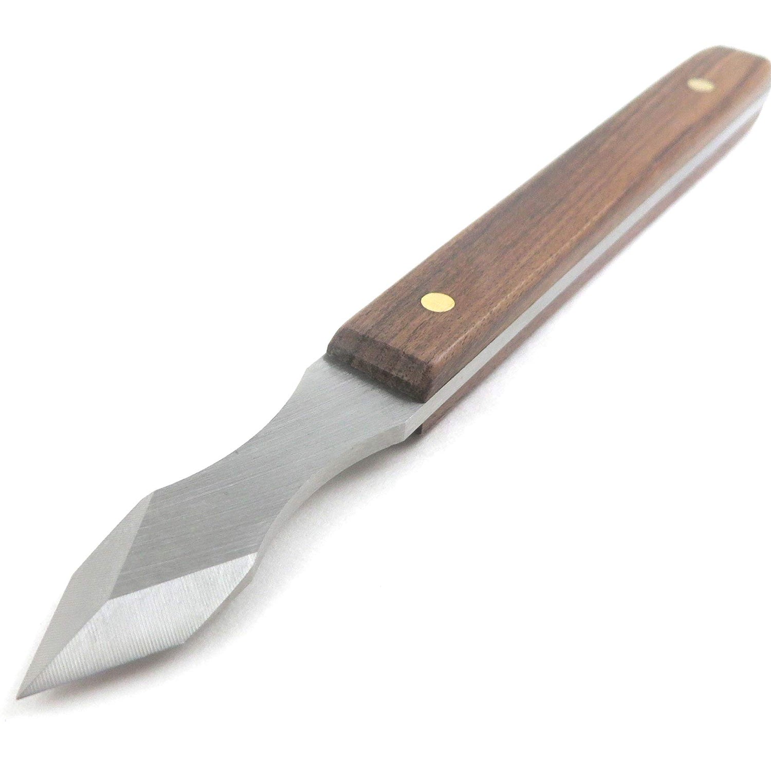 EIQOCCA Mikov V2003011 Dual Bevel Marking Knife with Finger Indents 0.100-Inch-Thick Blade 1/2 Inch Wide 1-7/8 Long with Rosewood Handle Stainless Mikov