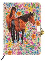 Crystal Art Secret Diary - Horse Love - Diamond Painting Kit for Ages 8 and Up Crystal Art