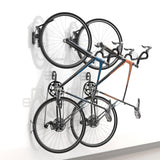 Kesito Swivel Bike Wall Mount, Vertical Bicycle Rack for Garage, Wall Mounted Bike Hanger Hook, Hanging Bike Storage Garage Organization, 4 Packs Kesito