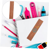 TEHAUX 1 6pcs Wooden Blank Bookmark Unfinished Wood Bookmarks DIY Wooden Craft Bookmark Wood Blank Bookmark Shapes Wood Sign Unfinished Wood Cutouts TEHAUX