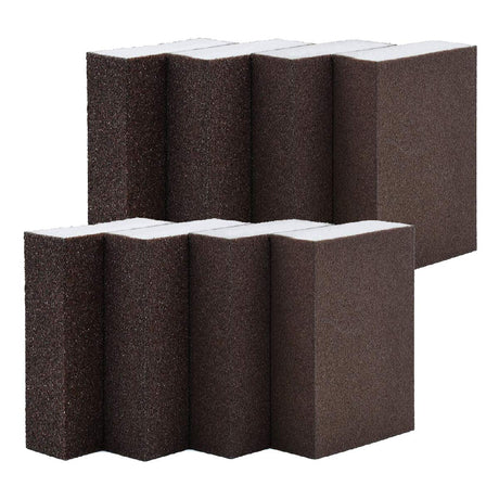 BEADNOVA Sanding Block Sandpaper Block Coarse/Medium/Fine/Superfine Assorted Dry Wet Sanding Sponge (Pack of 8, 4 Grit) BEADNOVA