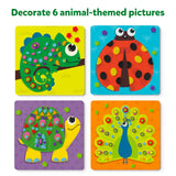 Skillmatics Art Activity - Fun with Foam Animals, No Mess Sticker Art for Kids, Craft Kits, DIY Activity, Gifts for Boys & Girls Ages 3, 4, 5, 6, 7, Skillmatics