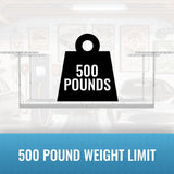 2-Pack 4 x 8 MonsterRax Overhead Garage Storage Rack, Ceiling Rack for Garage Shelving, Organization, Adjustable Hanging Storage, White, 24"-45" MonsterRAX Storage Solutions