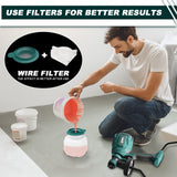 WIBENTL Paint Sprayer, 700W HVLP Electric Paint Gun, with 6 Copper Nozzles & 3 Patterns for Home Interior and Exterior, Furniture, Fence, Walls, DIY WIBENTL