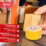 XFasten Double Sided Woodworking Tape 1-inch 180-Feet Total 3-Pack Double Stick Tape for Router Templates for Woodworking Tools; Wood Crafter Double XFasten