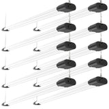 Ensenior 10 Pack Linkable Led Shop Light 4ft for Garage, 4400 High Lumens, 36W Equivalent 280W, 5000K Daylight, 48 Inch Utility shop led lights, Ensenior