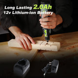 WORKPRO 12V Cordless Rotary Tool Kit, 5 Variable Speeds, Powerful Engraver, Sander, Polisher, 114 Easy Change Accessories, Craft Tool for Handmade WORKPRO