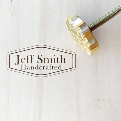 Custom Wood and Leather Branding Iron - Personalised Logo Maker for Crafts, Perfect Father's Day Gift - WoodArtSupply