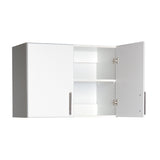 Prepac Elite Wall Cabinet with Storage Shelf - Multifunctional Garage, Kitchen, and Bathroom Cabinet in White Prepac