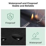 Creality Laser Engraver Enclosure 2.0 with Vent, Fireproof and Dustproof Laser Cutter Protective Cover 28.3x28.3x15.7in with Fan and Pipe, Fits for Creality