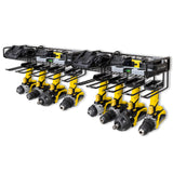WellMall Garage Organization and Drill Storage - 2 Pack Power Tool Organizer Wall Mount Style, Great for Drill as Tool Utility Shelves / Rack, WellMall