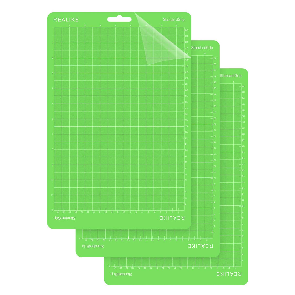 REALIKE 8.5”x12” Cutting Mat for Cricut Joy Xtra, Green standard Grip Cutting mats for Cricut Joy Xtra Accessories REALIKE