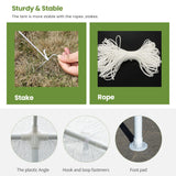 10x30 Party Tent Wedding Patio Gazebo Outdoor Carport Canopy Shade with Side 8 Removable Walls FDW