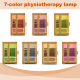 2 Person Far Infrared Home Sauna,Hemlock Wood Dry sauna Box,1750W 7 Carbon Crystal Heating Panels Indoor Sauna Room, Personal Sauna Hot Yoga DWKWE