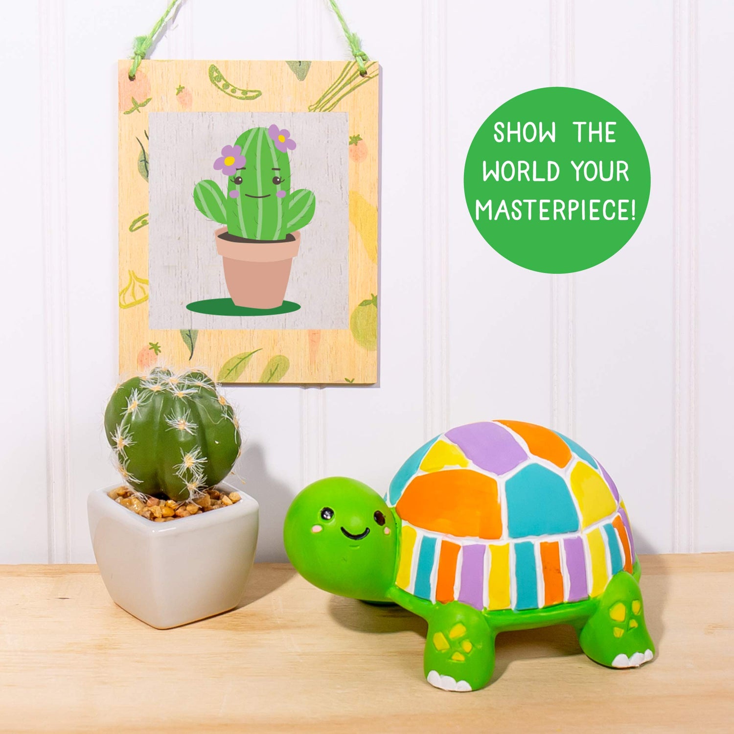 Creative Roots Paint Your Own Turtle, DIY Turtle, Kids Painting Set, Creativity, Ceramics to Paint, Paint Your Own Ceramic, Painting Kits for Kids Creative Roots