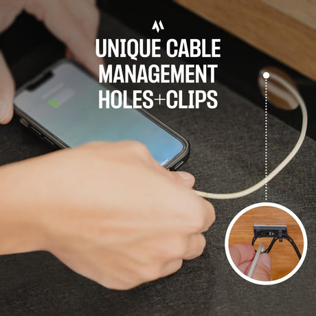 Under Desk Drawer For Desk, Standing Desk Drawer Attachment Under Desk Drawer Slide Out, Carbon Steel Office Drawers Under Desk Pull Out Undermount COREMINDED